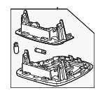 C2S44393LFJ - : Overhead Console for Jaguar: X-Type Image