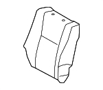 710730C510B2 - Body: Seat Back Cover for Toyota: Tundra Image