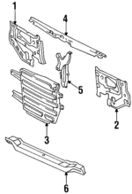 5320216030 - Cooling System: Baffle for Toyota: Tercel Image