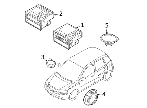 Sound System for 2009 Chevrolet Aveo #0