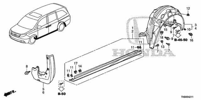 Side Sill Garnish for 2012 Honda Odyssey #0
