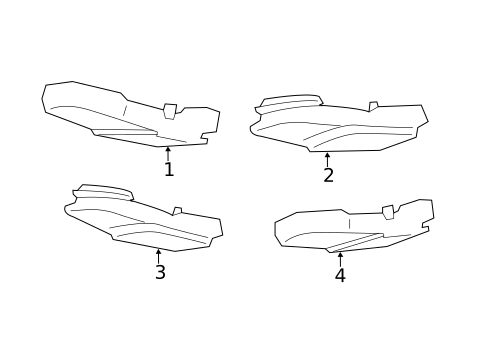 Interior Lamps for 2016 Ford Escape #0