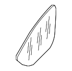 4KE857536T - Body: Mirror Glass for Audi: e-tron Quattro, e-tron S, e-tron S Sportback, e-tron Sportback, Q8 e-tron, Q8 e-tron Sportback, SQ8 e-tron, SQ8 e-tron Sportback Image