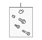 4KL857698 - Body: Mirror Assembly Mount Kit for Audi: e-tron Quattro, e-tron S, e-tron S Sportback, e-tron Sportback, Q8 e-tron, Q8 e-tron Sportback, SQ8 e-tron, SQ8 e-tron Sportback Image
