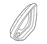 4KL857240A9B9 - : Glass Frame for Audi: e-tron Quattro, e-tron S, e-tron S Sportback, e-tron Sportback, Q8 e-tron, Q8 e-tron Sportback, SQ8 e-tron, SQ8 e-tron Sportback Image