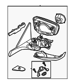 51169498928 - Body: Mirror Assembly for BMW Image