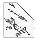 4858054J50 - Steering: Gear Assembly for Suzuki Image