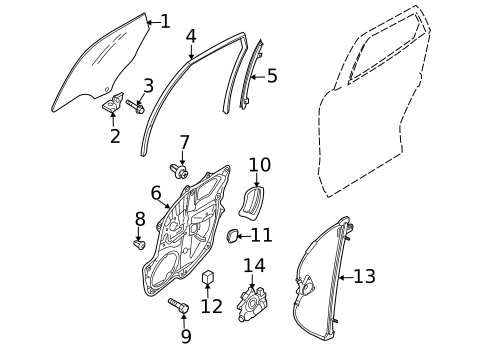 Front Door for 2011 Mazda CX-7 #3