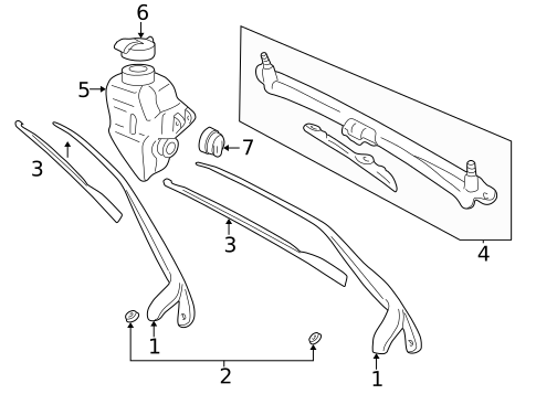 Wipers for 2001 Dodge Dakota #0