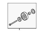 11925EA20B - : Idler Pulley for Nissan: Frontier, NV1500, NV2500, NV3500, Pathfinder, Xterra Image