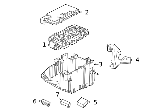 Fuse & Relay for 2014 Jeep Grand Cherokee #0