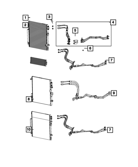 Transmission Oil Cooler and Lines for 2021 Dodge Charger #0
