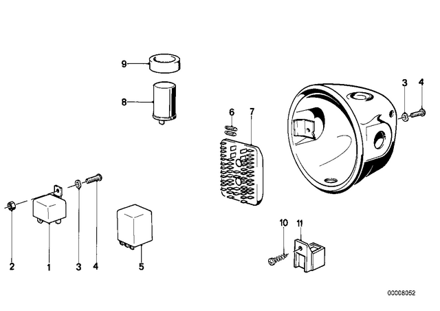 61321358198 - Lights: Relay -  for BMW-Motorrad Image