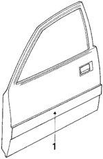 MB702246 - Body: Molding for Mitsubishi: Van Image image