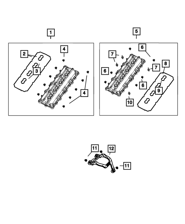 6512257AA - Engine: Double Ended Stud, Mounting Left Side for Mopar Image image