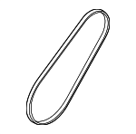 252122S000 - Cooling System: Serpentine Belt for Hyundai: Santa Cruz, Santa Fe, Sonata, Tucson Image