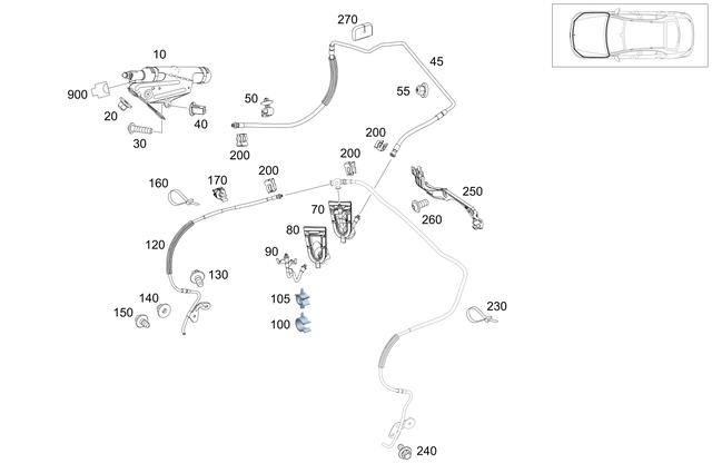 2138606001 - Windshield Washer System, Emergency Equipment: Gas Generator for Mercedes-Benz: AMG GT 43, AMG GT 53, AMG GT 63, AMG GT 63 S, C350e, C400, C43 AMG, C450 AMG, C63 AMG, C63 AMG S, CLS450, CLS53 AMG, E300, E350, E400, E43 AMG, E450, E53 AMG, E63 AMG S, GLC300, GLC43 AMG, GLC63 AMG, GLC63 AMG S Image image