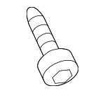 LR007312 - Body: Storage Box Screw for Land Rover: Defender 110, Defender 130, Defender 90, Discovery, LR3, LR4, Range Rover, Range Rover Evoque, Range Rover Sport, Range Rover Velar Image