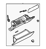 LR152445 - : 2022-2023 Land Rover Range Rover - Glove Box Assembly for Land Rover: Range Rover Image