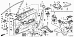 32757TL0G10 - Interior/Bumper: SUB-WIRE, DRIVER DOOR for Acura Image