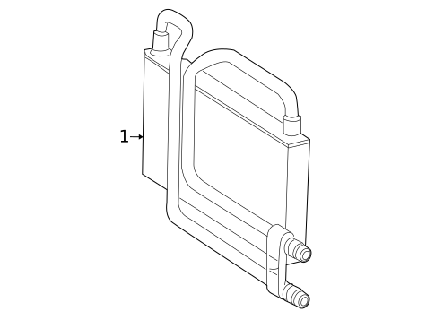 Power Steering Oil Cooler for 2009 Mercedes-Benz CL63 AMG #0