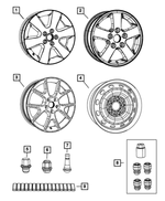 5154061AA - Wheels: Wheel Weight for Mopar Image
