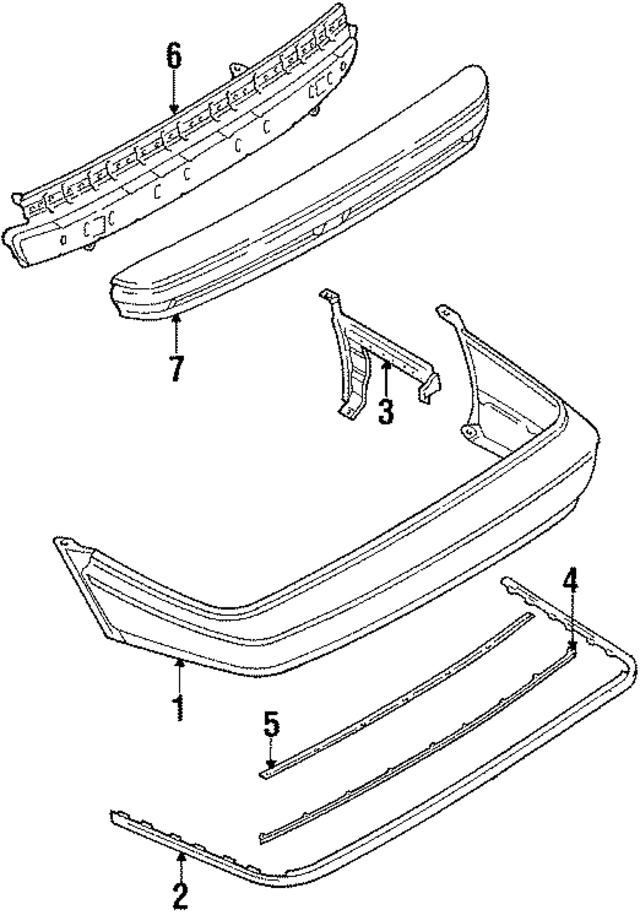 5215912918 - : Cover, Rear Bumper L\\/C for Toyota Image