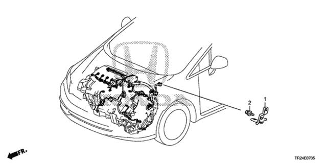 Engine Wire Harness Stay for 2012 Honda Civic #0