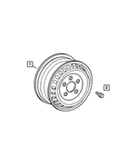 5104573AA - Wheels, Covers and Jacks: Steel Wheel for Mopar Image