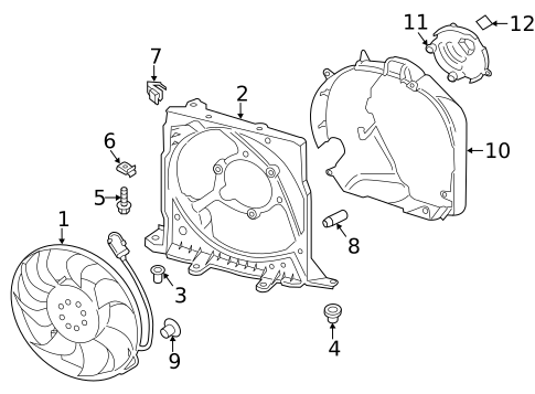 Cooling Fan for 2019 Porsche 911 #1