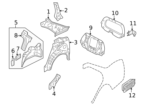 Inner Structure for 2000 Nissan Altima #0