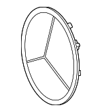 2478174000 - Accessories: Grille Emblem for Mercedes-Benz Image