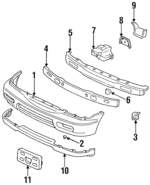 4711SV7A90ZZ - Body: Bumper Cover for Honda: Accord Image