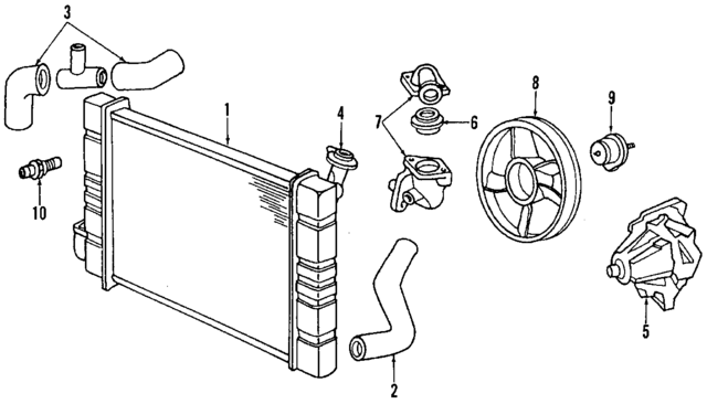 3040674 - Cooling System: Fan Switch for GM Image