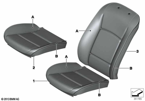 Seats Front for 2014 BMW 535i #2
