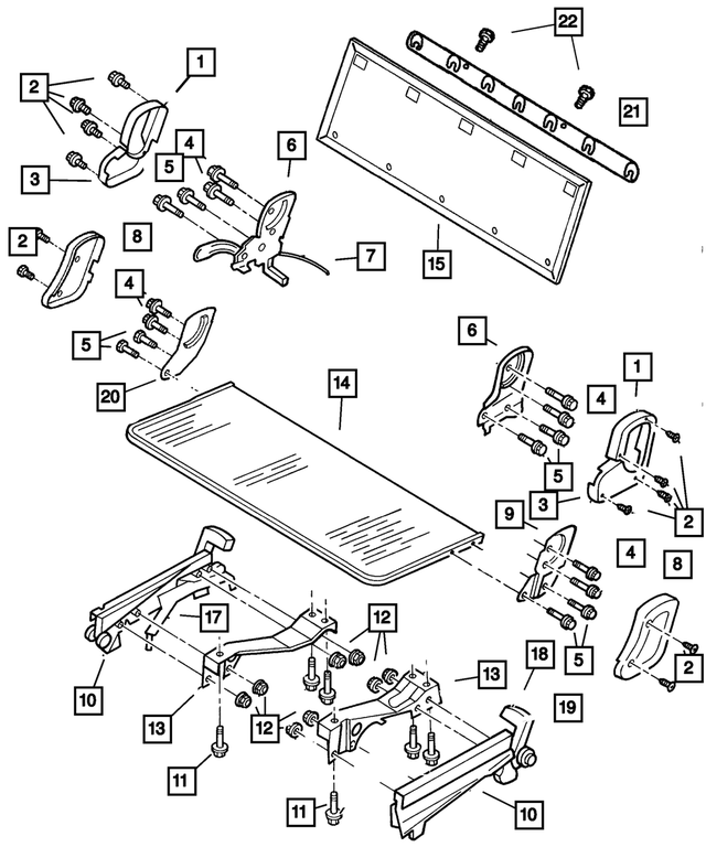 TZ912L5AA - Interior Trim: Recliner Seat Cover, Left for Mopar Image