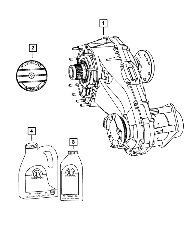52123219AC - NV140; or MP140; Transfer Case: Transfer Case for Mopar Image