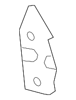 98150281500GRV - Body: Connector Plate for Porsche: 718 Boxster, 718 Spyder, Boxster Image