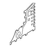 99150264000GRV - Body: Pillar Reinforced for Porsche: 718 Boxster, 718 Cayman, 718 Spyder, 911, Boxster, Cayman Image