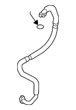 97763G7500 - HVAC: Rear Suction Hose for Hyundai: Ioniq Image