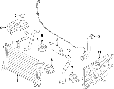 Cooling System for 2017 Ford Focus #0