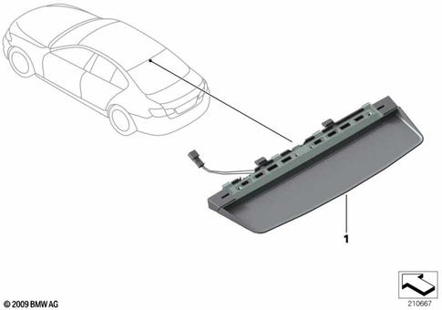 Third Stoplamp for 2016 BMW 535d #0