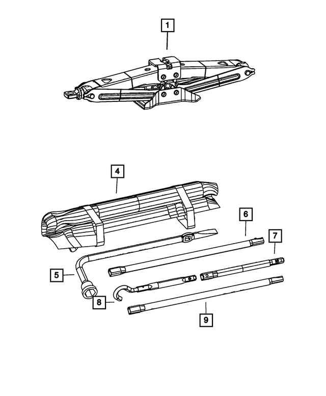68310125AA - Wheels: Jack Handle Extension for Mopar Image image