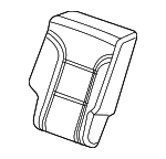 84825086 - Body: Seat Back Cover for Chevrolet: Blazer Image