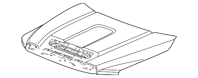Genuine OEM GM Part - Hood 2020-2025 GMC 84912496 - Parts