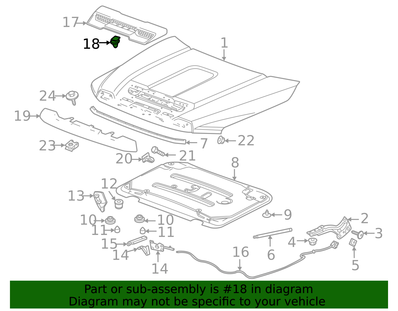 11610700 - Multi-Purpose Retainer | Chevrolet Parts Direct