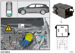 61369207913 - Vehicle Electrical System: Relay for BMW Image