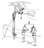 F5AZ54611B68E - Electrical: Retractor for Ford: Crown Victoria | Mercury: Grand Marquis Image