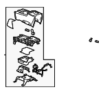 20869718 - : Console Assembly for Chevrolet: Silverado 1500, Silverado 2500 HD, Silverado 3500 HD | GMC: Sierra 1500, Sierra 2500 HD, Sierra 3500 HD Image