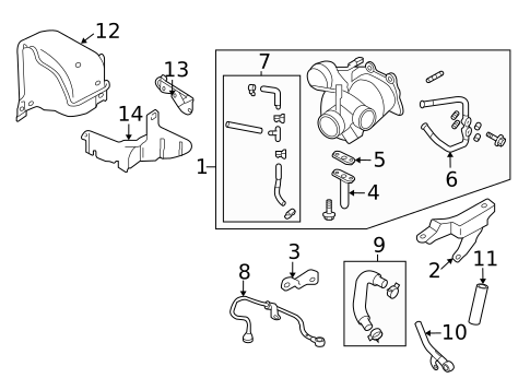 Turbo Charger for 2013 Subaru Forester #0